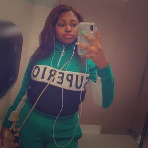 Jogger suit $10 Short Blue jeans shorts $7